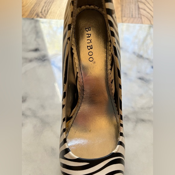4 for $20 | Bamboo | Zebra Stripe Stilettos - Picture 9 of 10